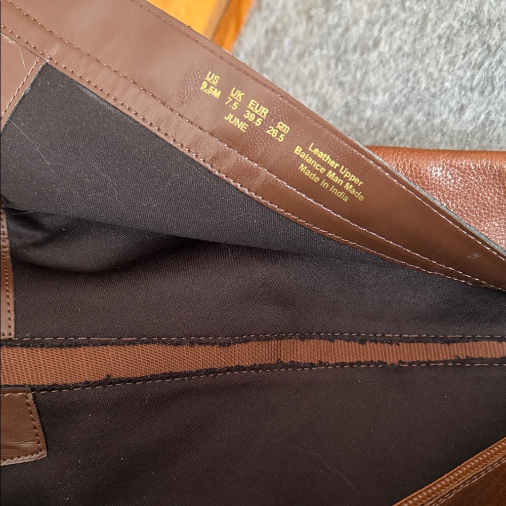 Naturalized Brown Leather Knee-High Boots - Picture 7 of 10